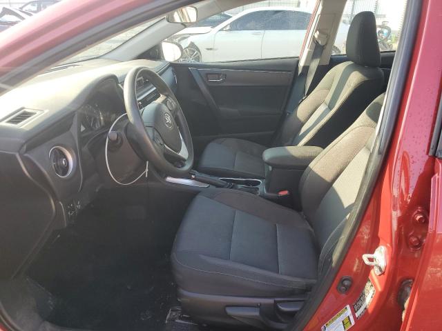  TOYOTA COROLLA 2017 Red