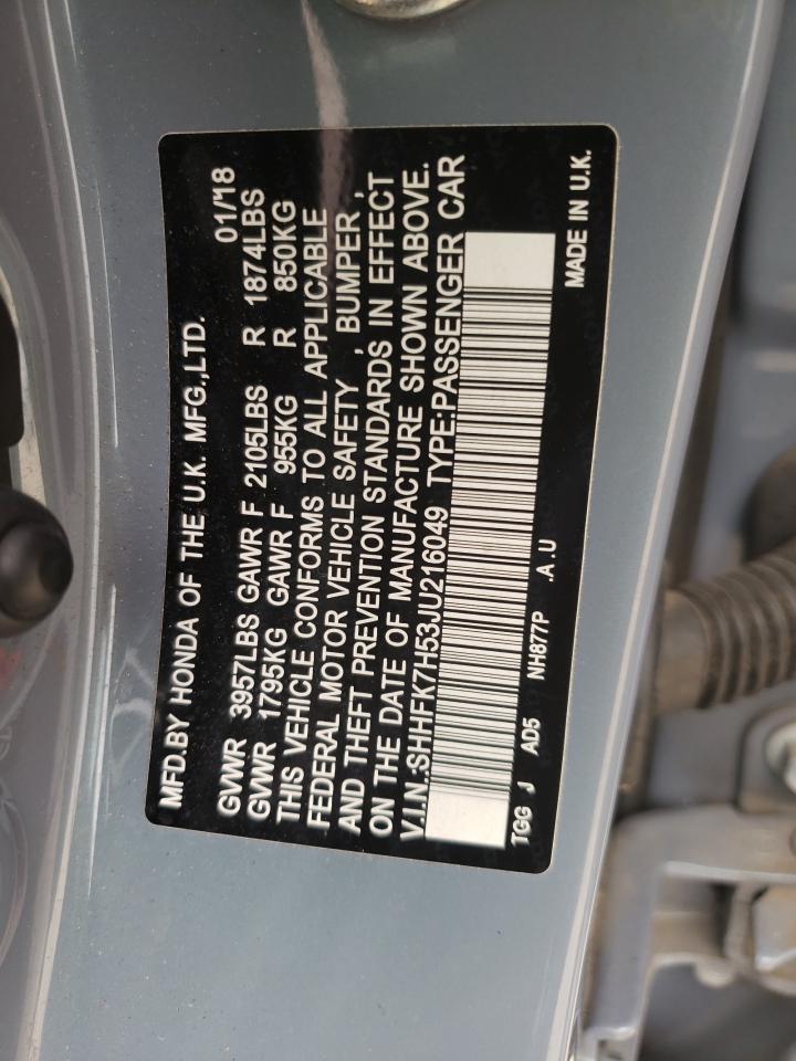 2018 Honda Civic - Image 12