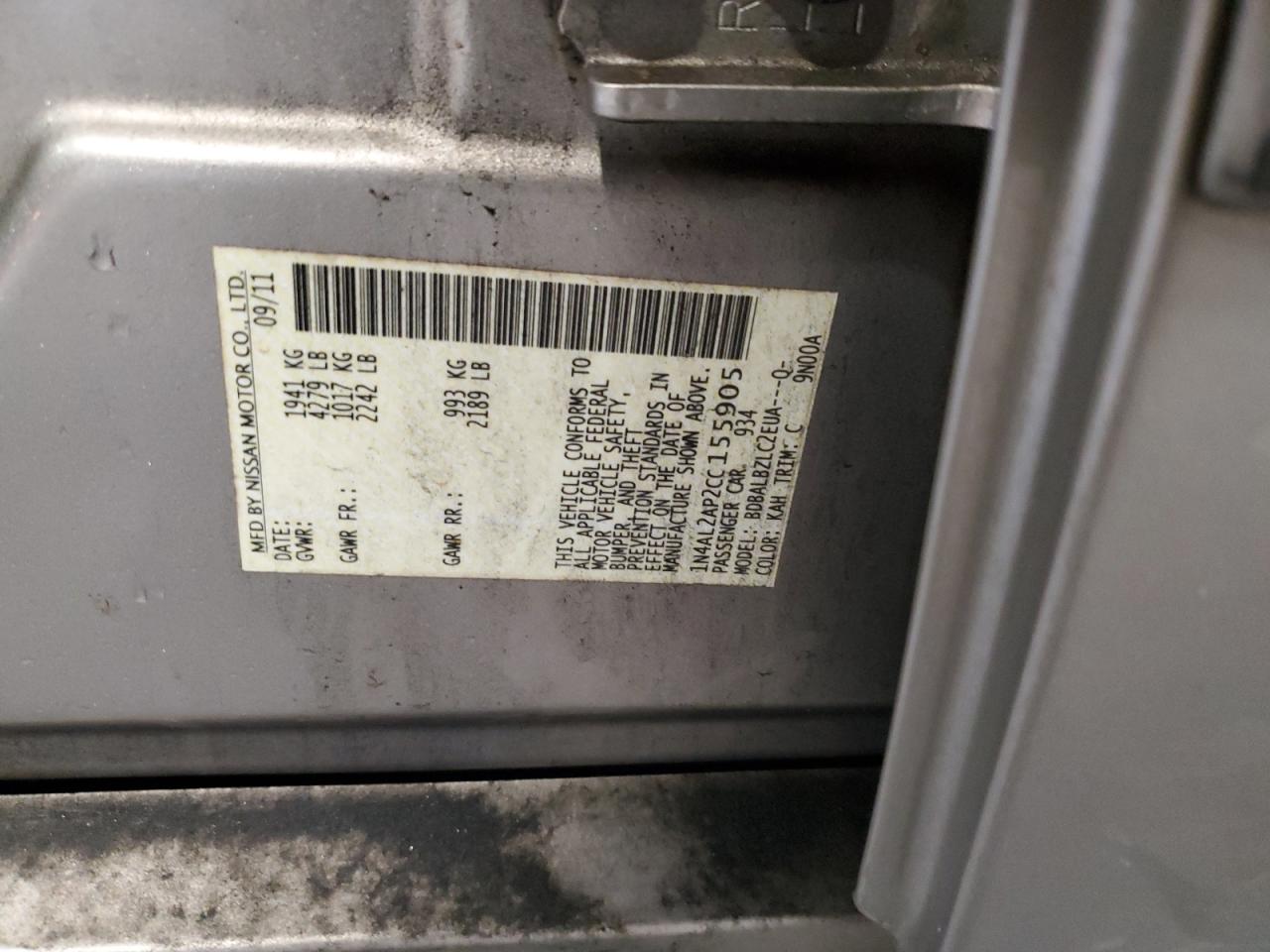 2012 Nissan Altima - Image 12