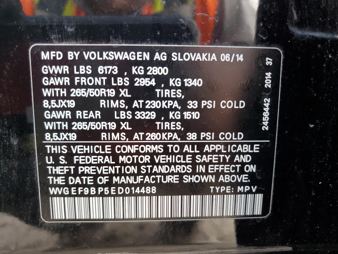 2014 Volkswagen Touareg - Image 13