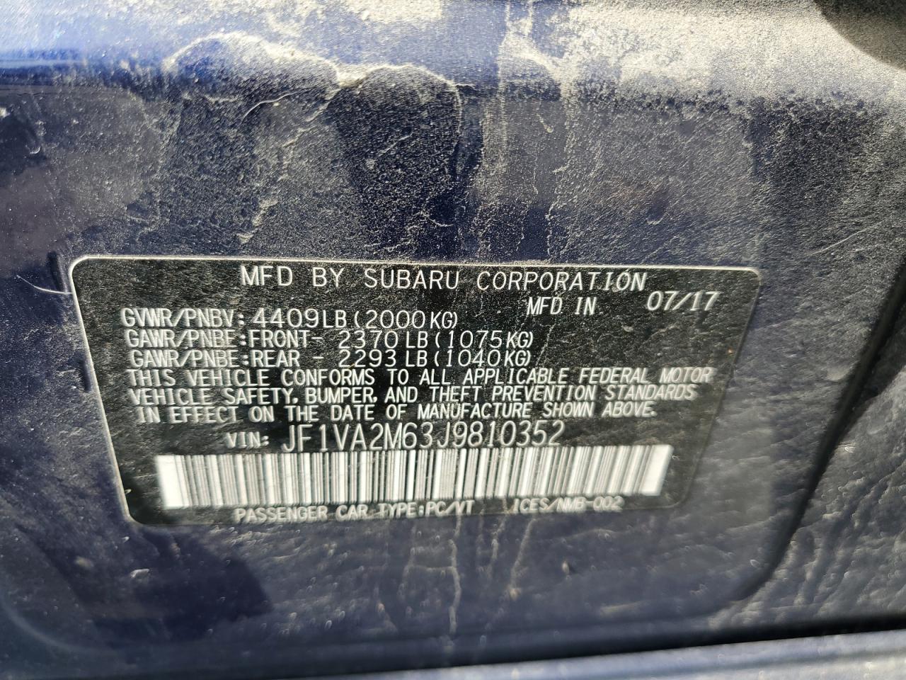 2018 Subaru WRX - Image 12