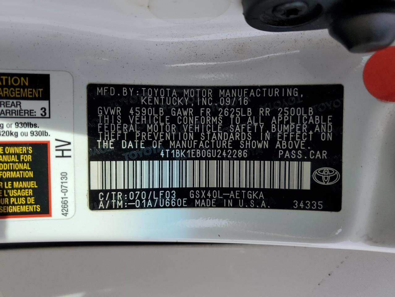 2016 Toyota Avalon - Image 14