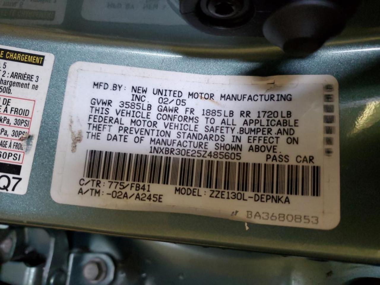 2005 Toyota Corolla - Image 12