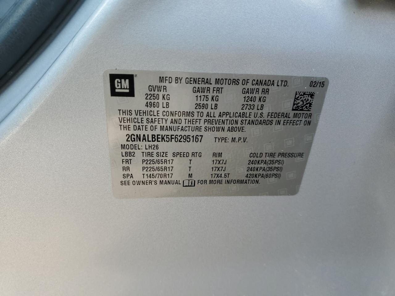 2015 Chevrolet Equinox - Image 15