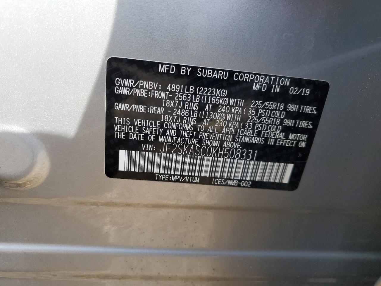 2019 Subaru Forester - Image 13