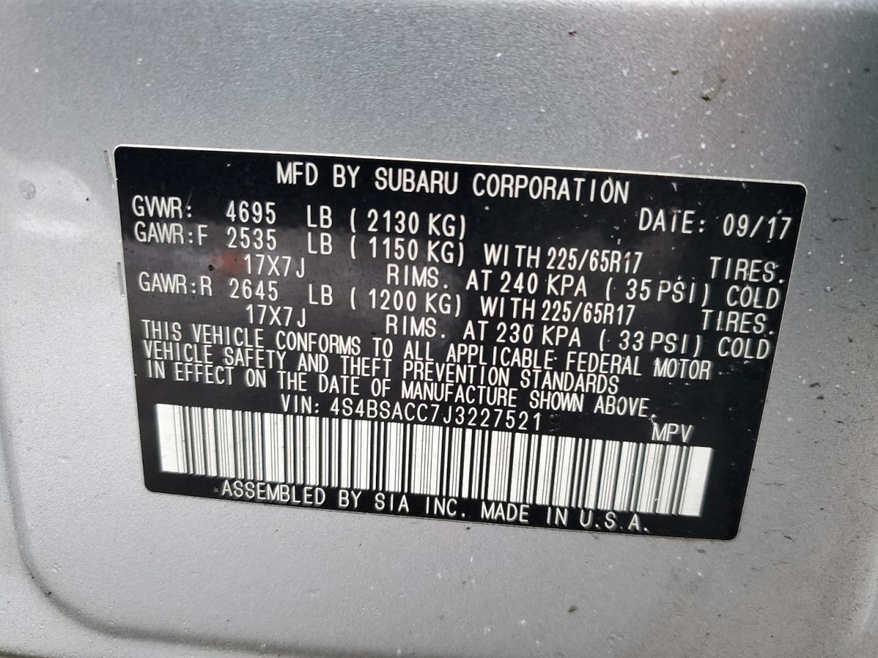 2018 Subaru Outback - Image 14