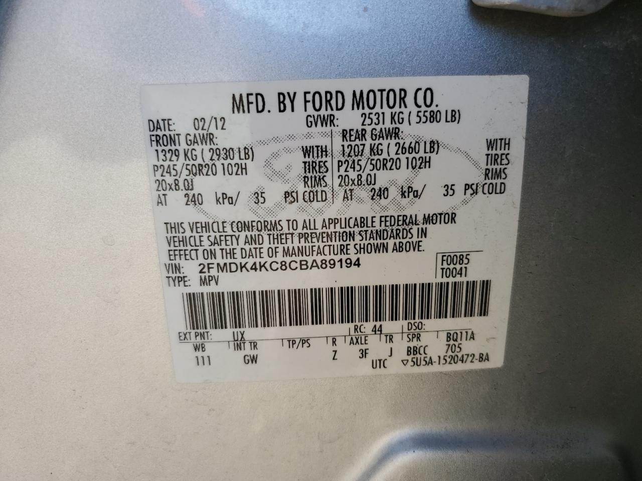 2012 Ford Edge - Image 12