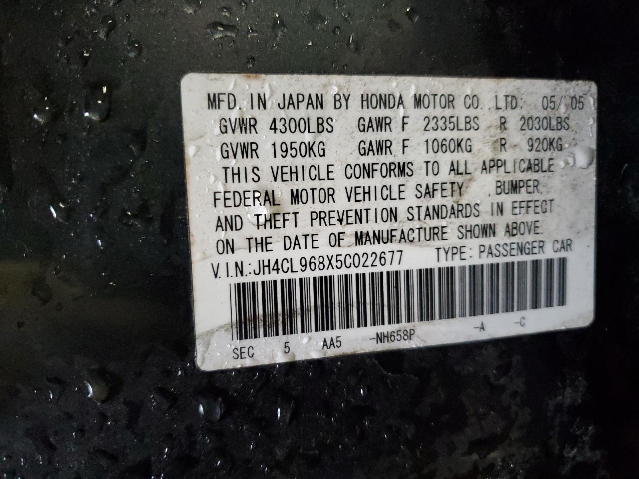 2005 Acura TSX - Image 12