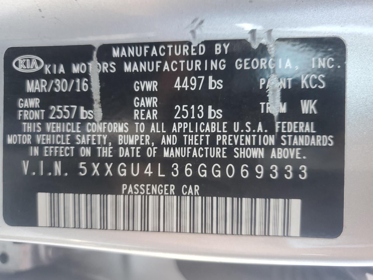 2016 Kia Optima - Image 12