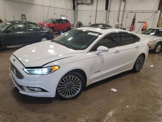 2018 Ford Fusion Titanium/Platinum Hev de vânzare în Franklin, WI - Side