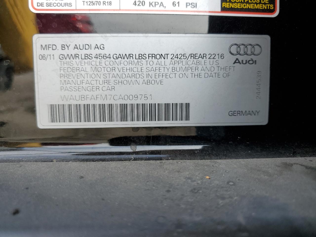 2012 Audi A3 - Image 12