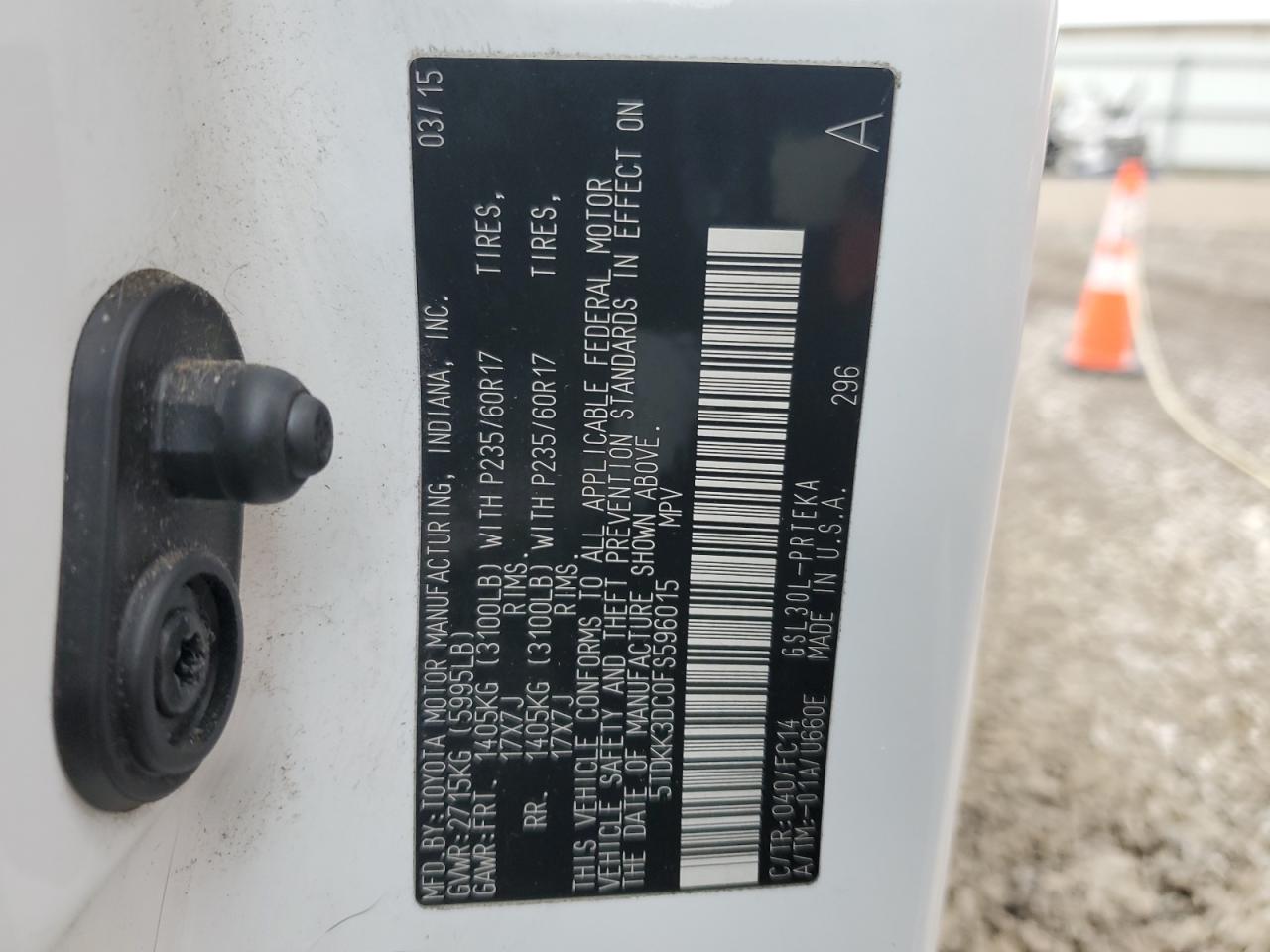 2015 Toyota Sienna - Image 14