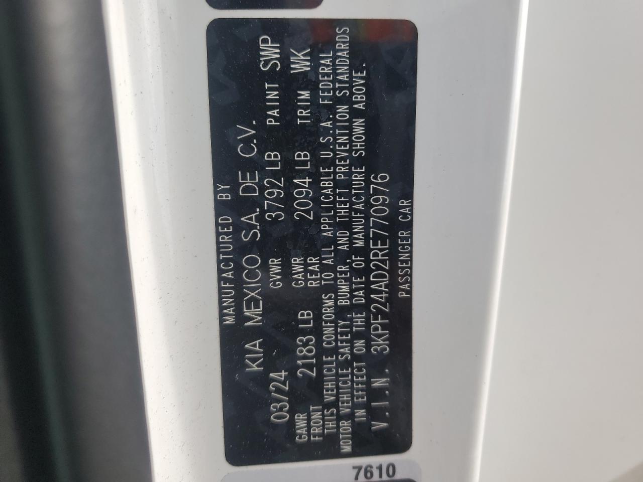 2024 Kia Forte - Image 13