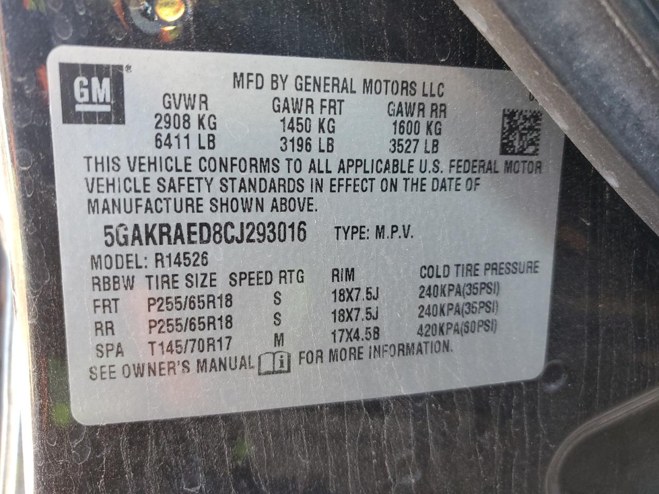 2012 Buick Enclave - Image 15