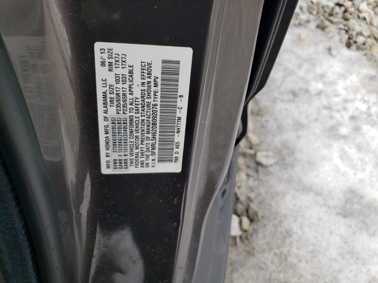 2013 Honda Odyssey - Image 13