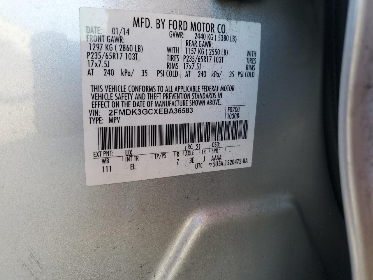 2014 Ford Edge - Image 15