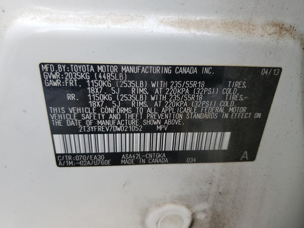 2013 Toyota RAV 4 - Image 13