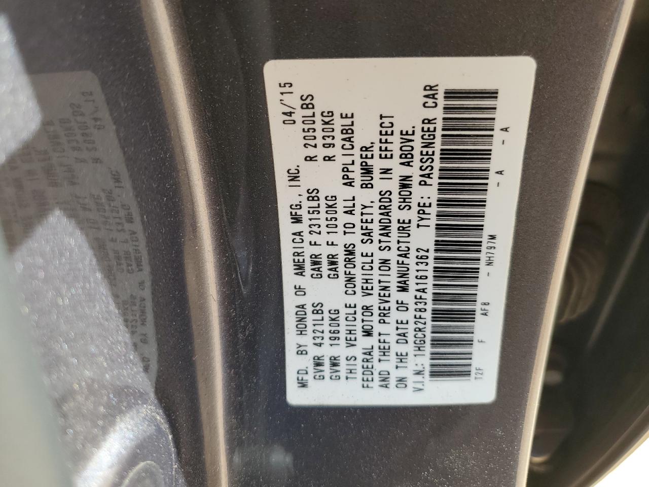 2015 Honda Accord - Image 15