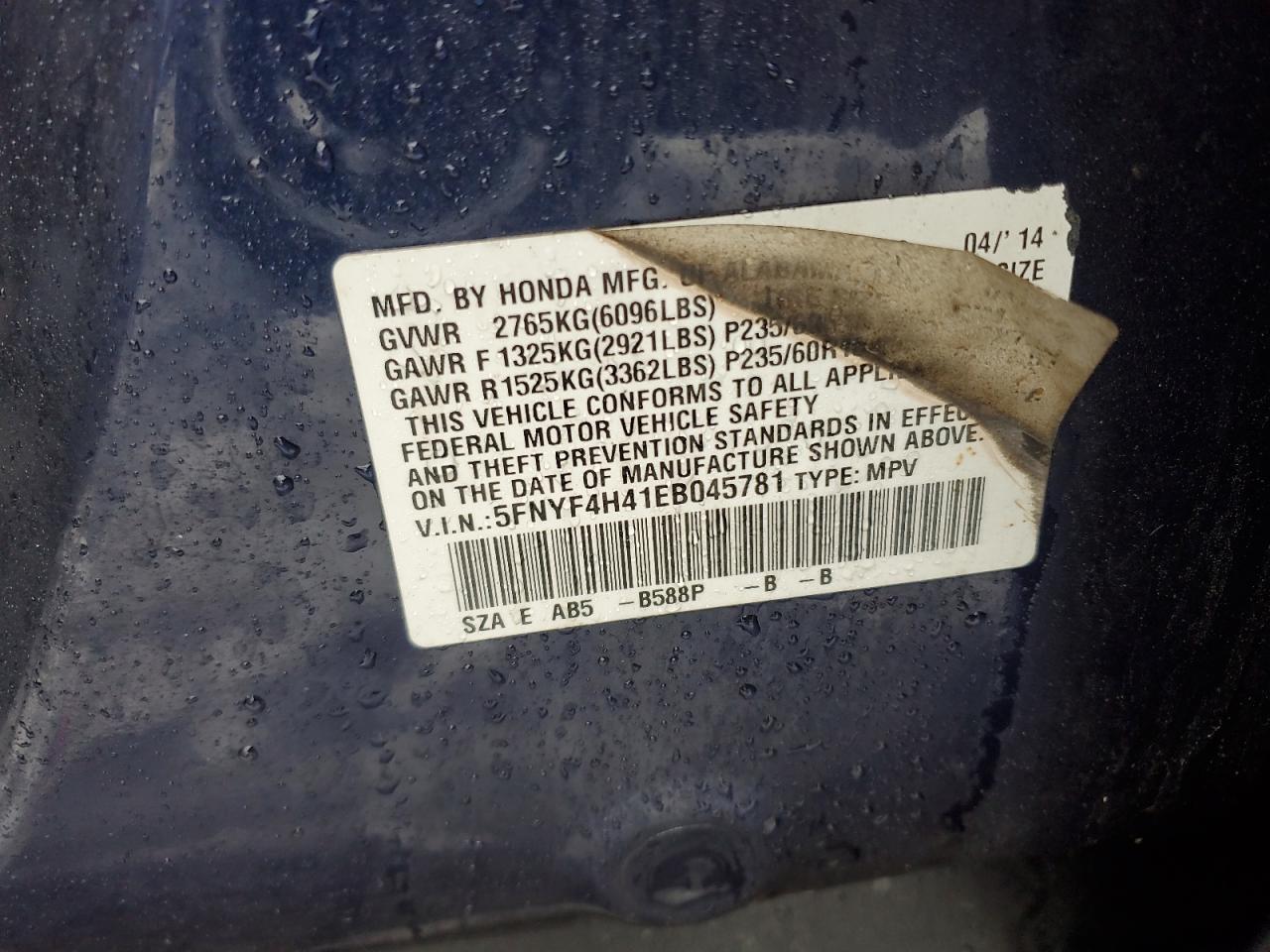 2014 Honda Pilot - Image 13