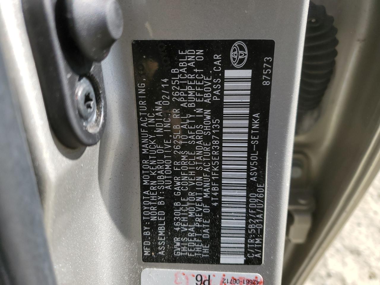 2014 Toyota Camry - Image 14