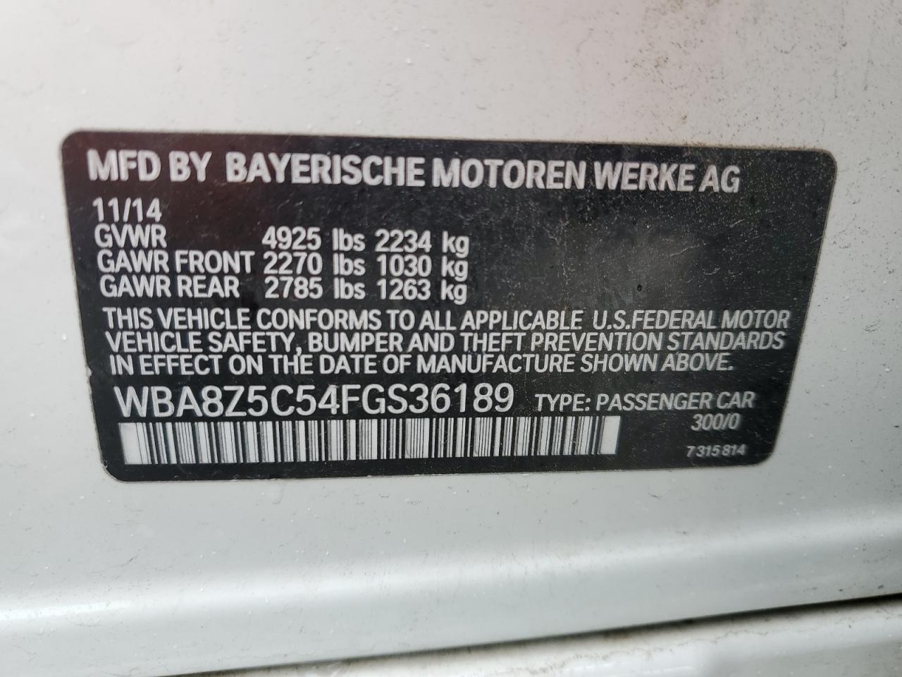 2015 BMW 3er - Image 12