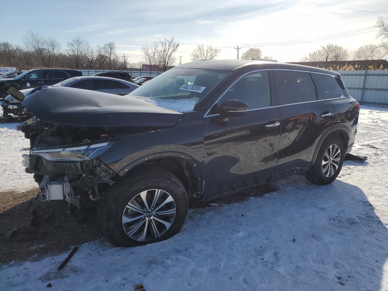2022 INFINITI QX60 PURE BLACK VIN: 5N1DL1ES4NC333909