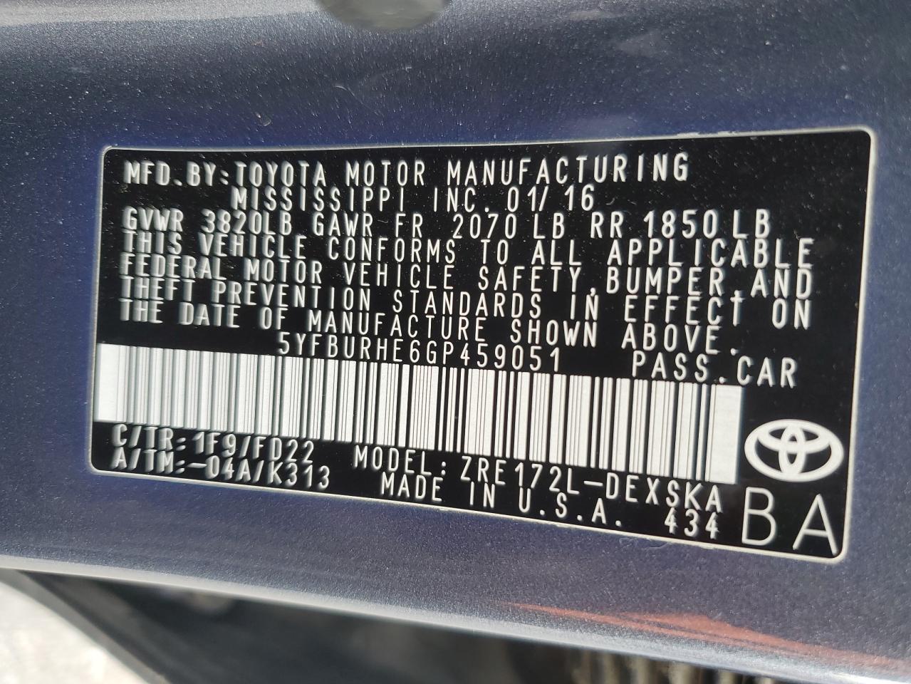 2016 Toyota Corolla - Image 14