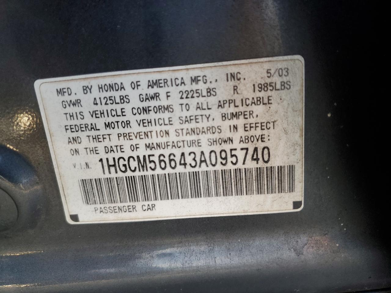 2003 Honda Accord - Image 12