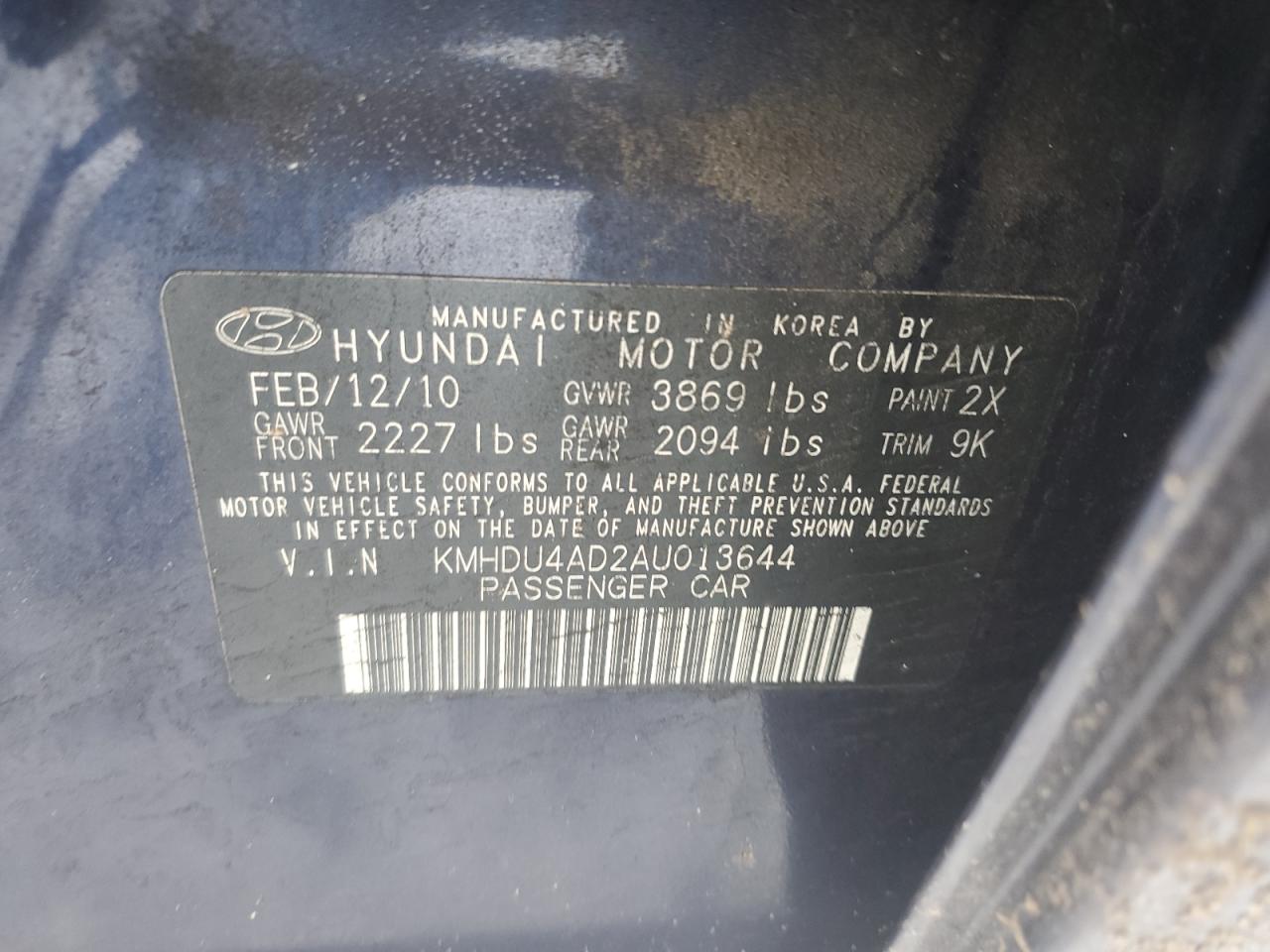 2010 Hyundai Elantra - Image 15