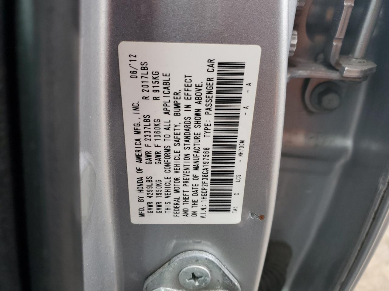 2012 Honda Accord - Image 12