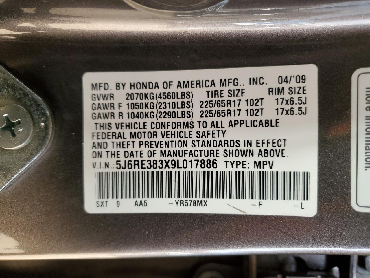 2009 Honda CR-V - Image 13