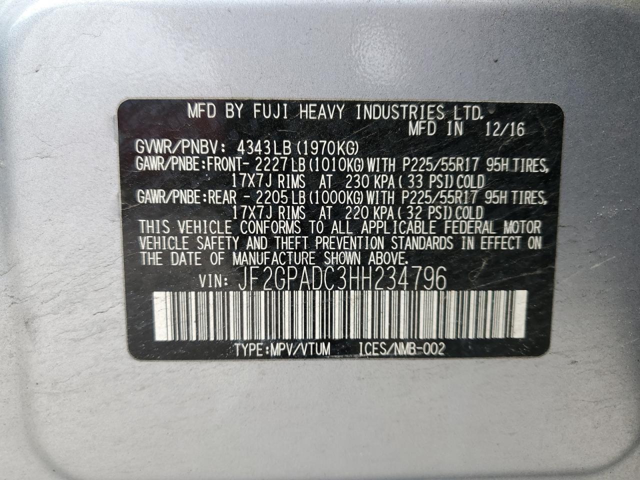 2017 Subaru XV - Image 13