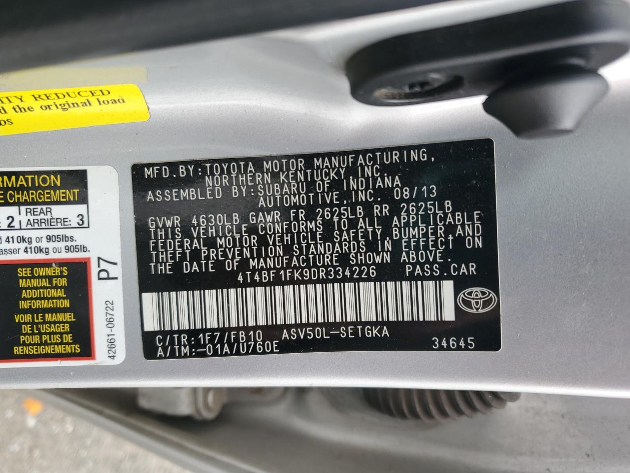 2013 Toyota Camry - Image 14