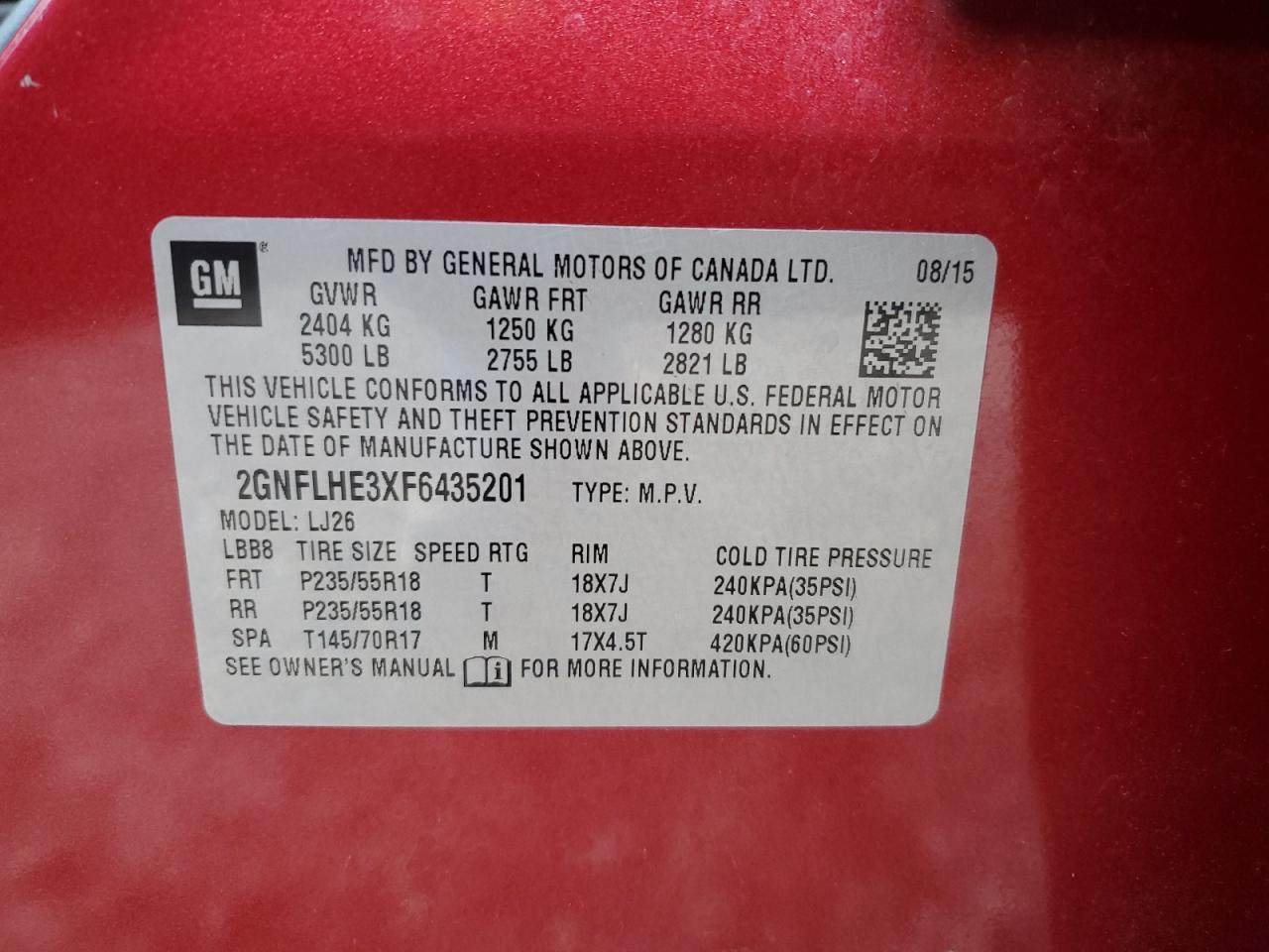 2015 Chevrolet Equinox - Image 13