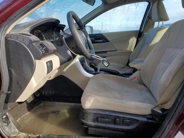  HONDA ACCORD 2015 Бордовый
