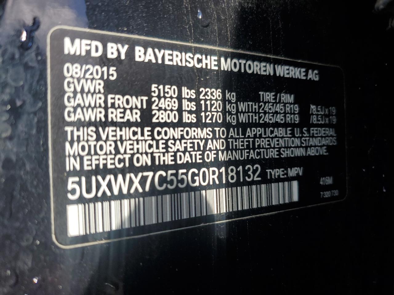 2016 BMW X3 - Image 13