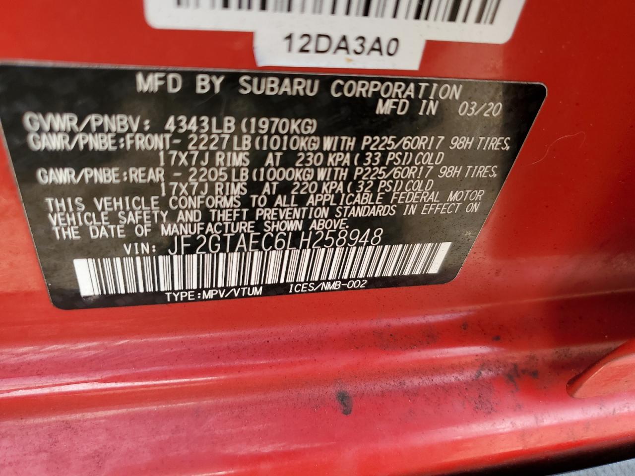 2020 Subaru XV - Image 14