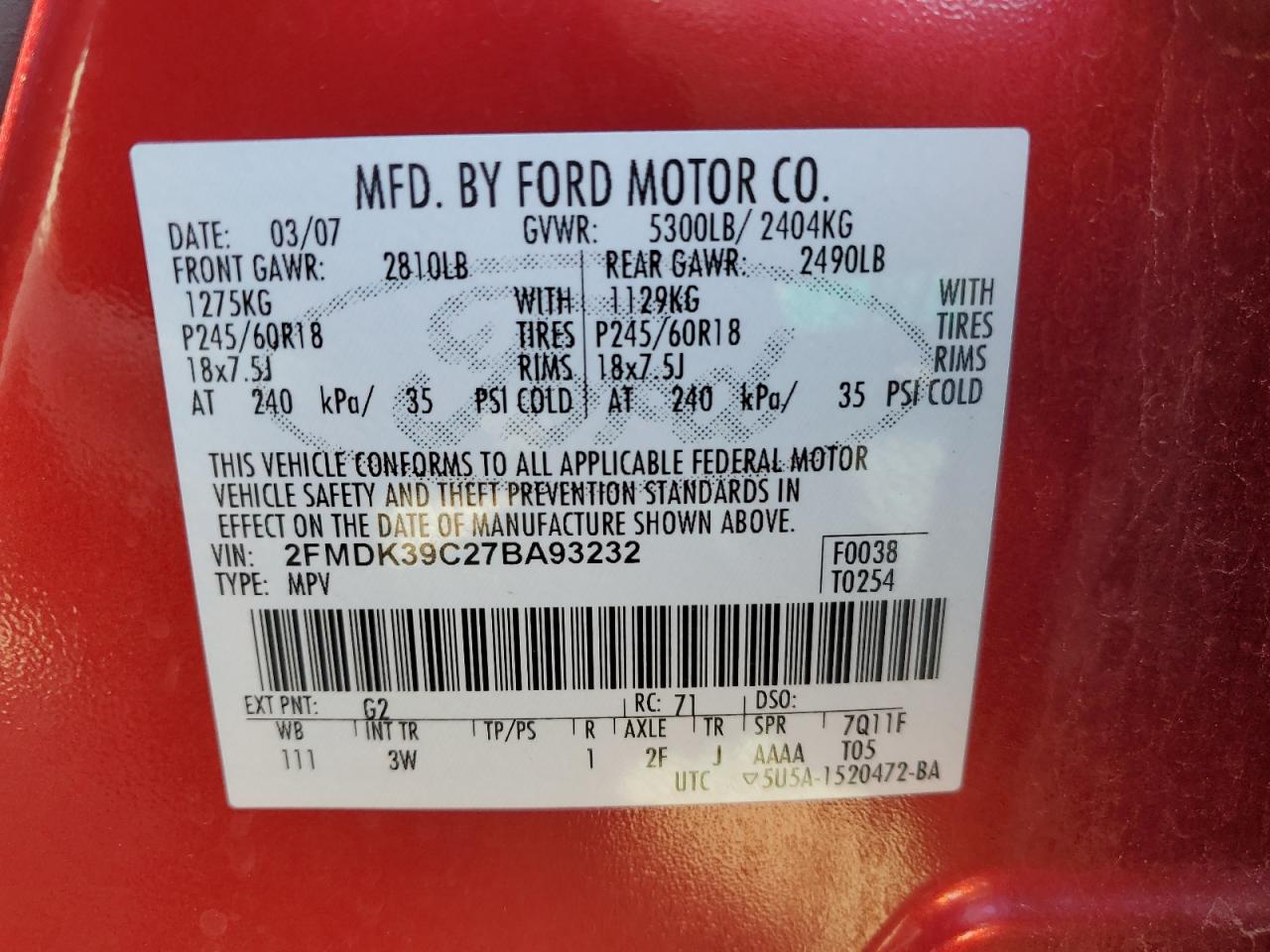 2007 Ford Edge - Image 13
