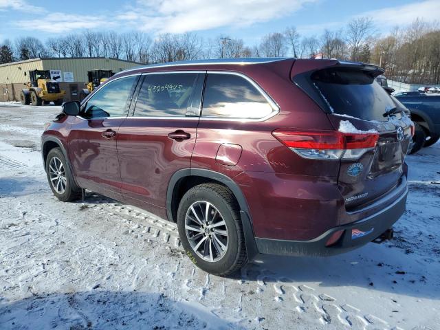  TOYOTA HIGHLANDER 2017 Burgundy