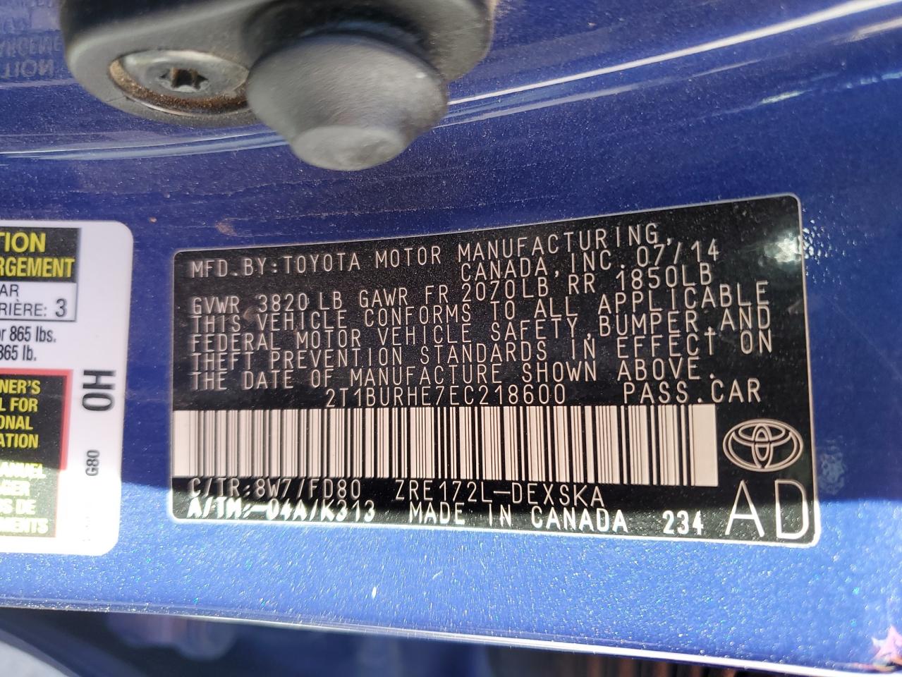 2014 Toyota Corolla - Image 12