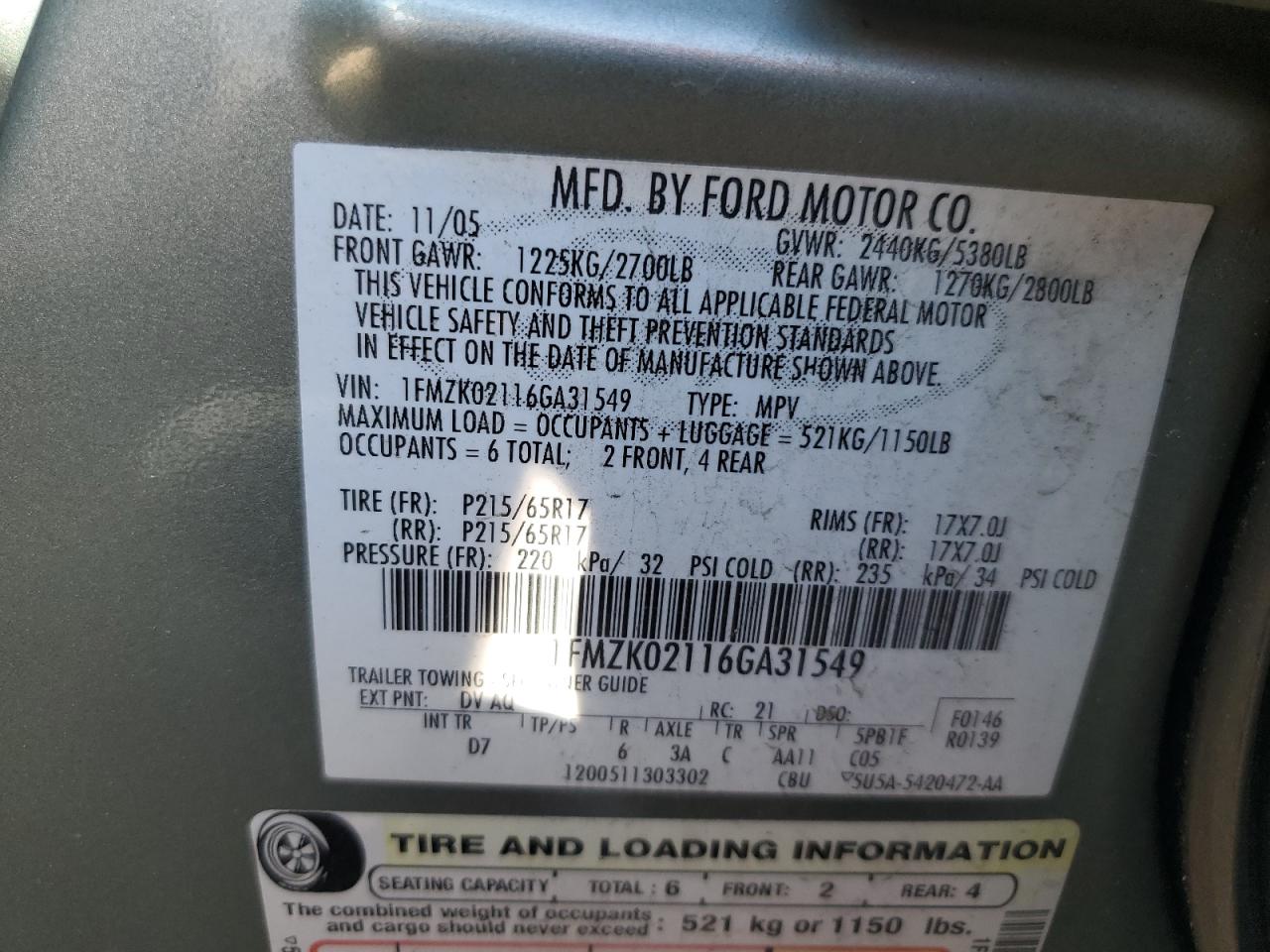 2006 Ford Freestyle - Image 14