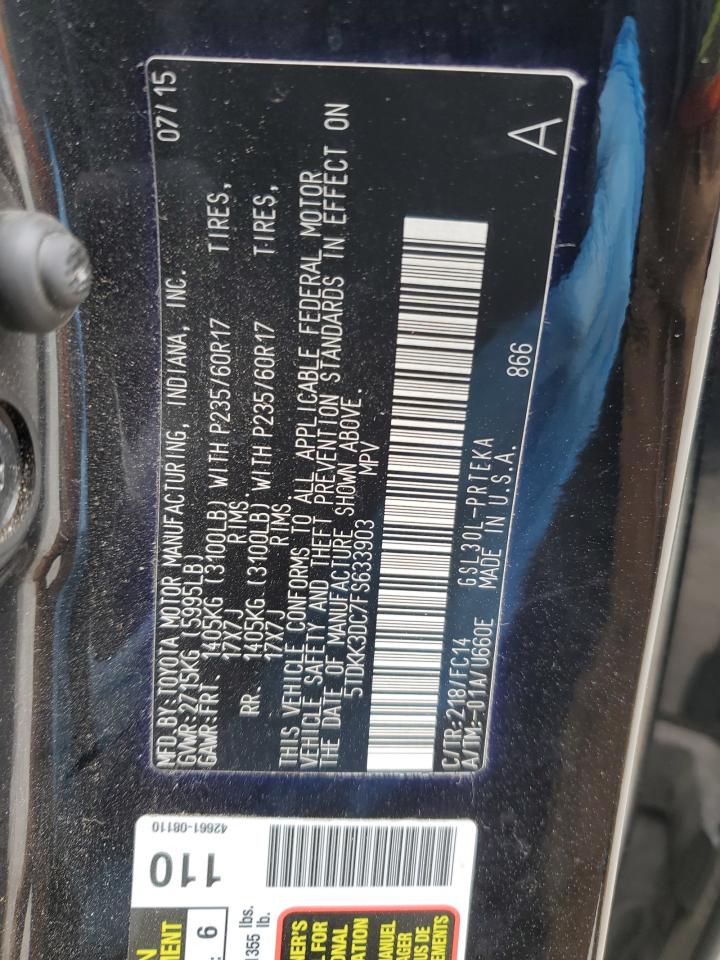 2015 Toyota Sienna - Image 13