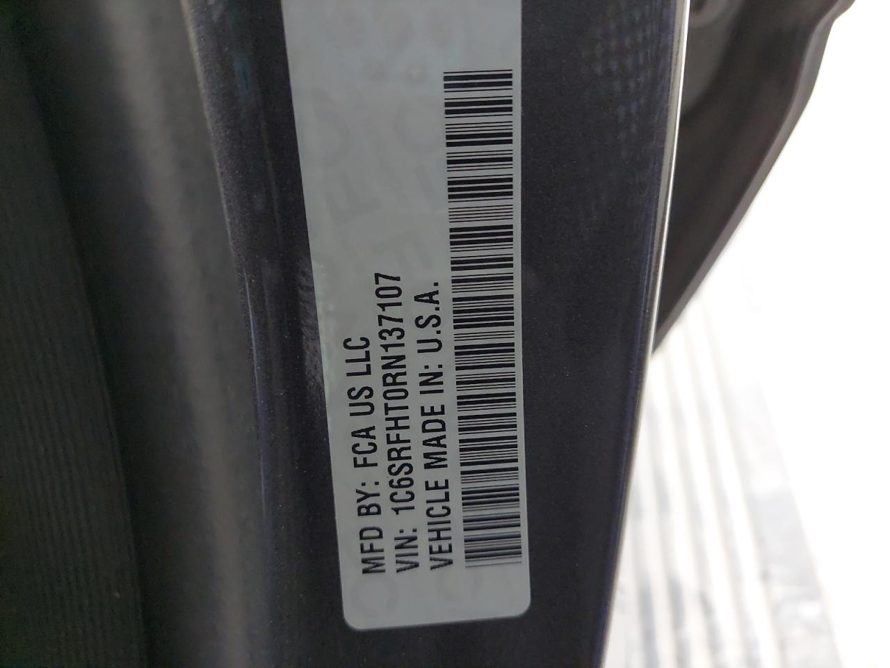 1C6SRFHT0RN317107 - 2024 Dodge RAM 1500 - #45261485