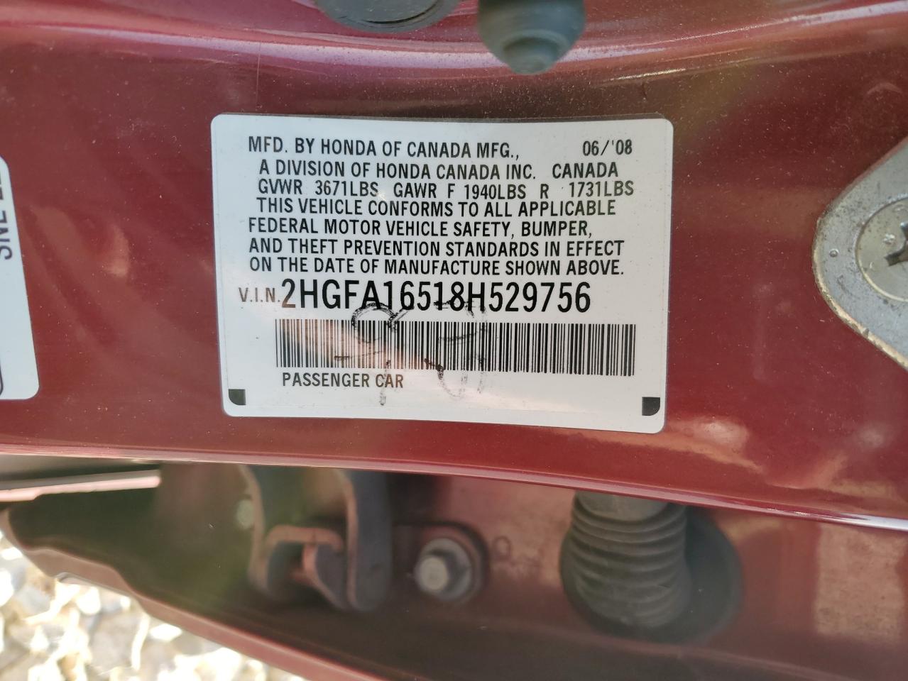 2008 Honda Civic - Image 14