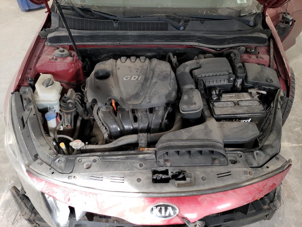 2013 Kia Optima Lx VIN: 5XXGM4A72DG218015 Lot: 43744515