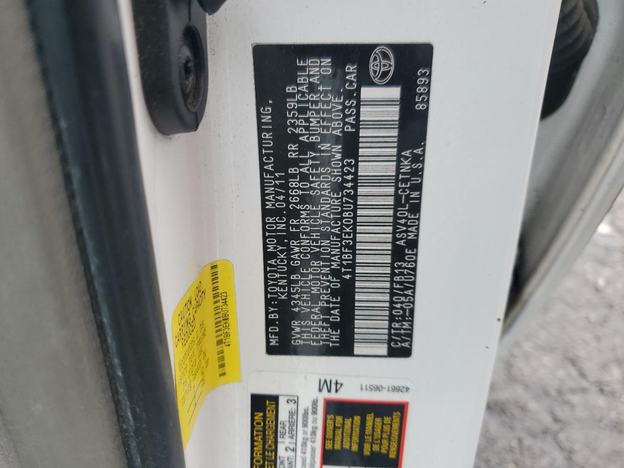 2011 Toyota Camry - Image 12