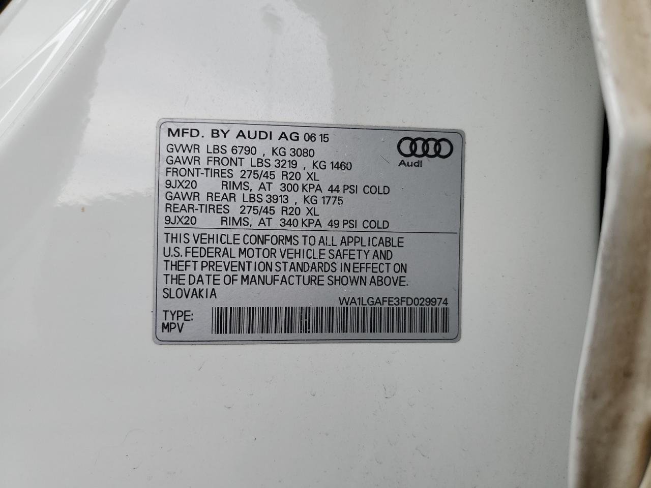 2015 Audi Q7 - Image 13