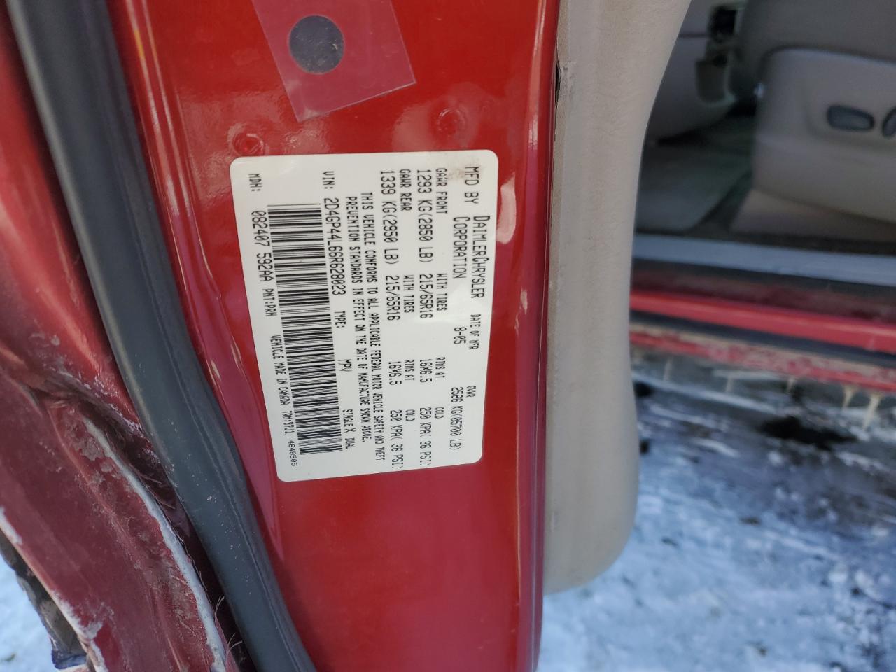 2006 Dodge Caravan - Image 15