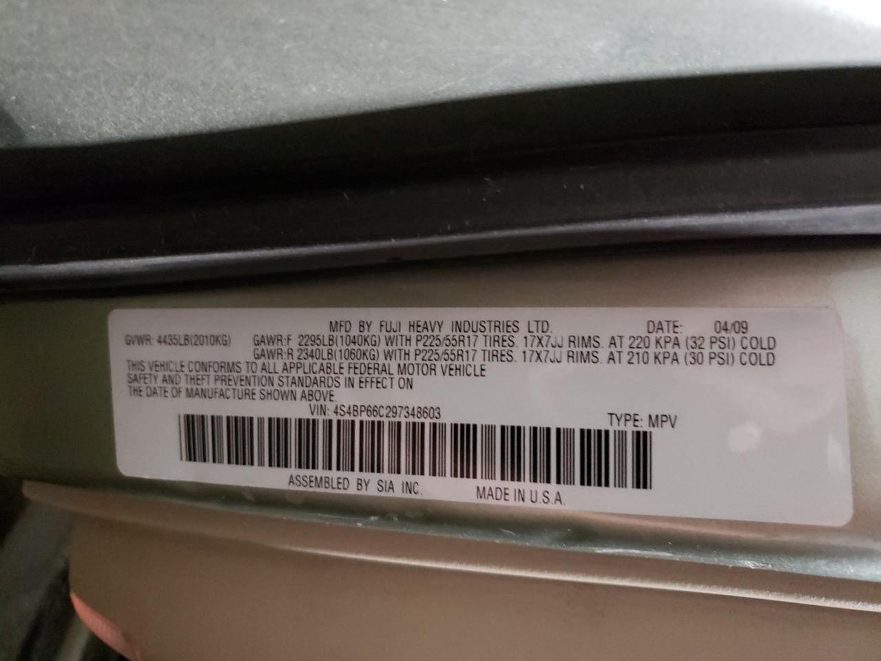 2009 Subaru Outback - Image 13