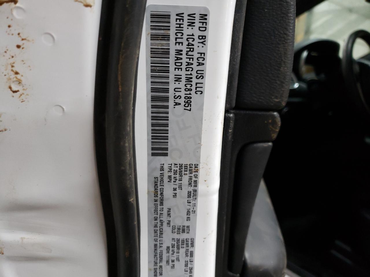 2021 Jeep Grand Cherokee - Image 13